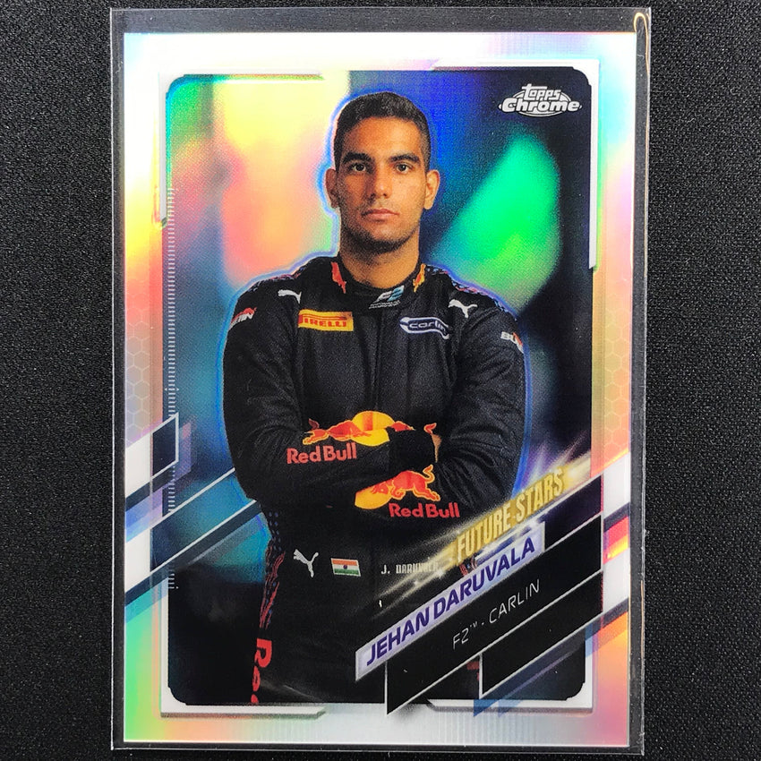 2021 Topps Chrome JEHAN DARUVALA F2 Racers Future Stars Refractor #67