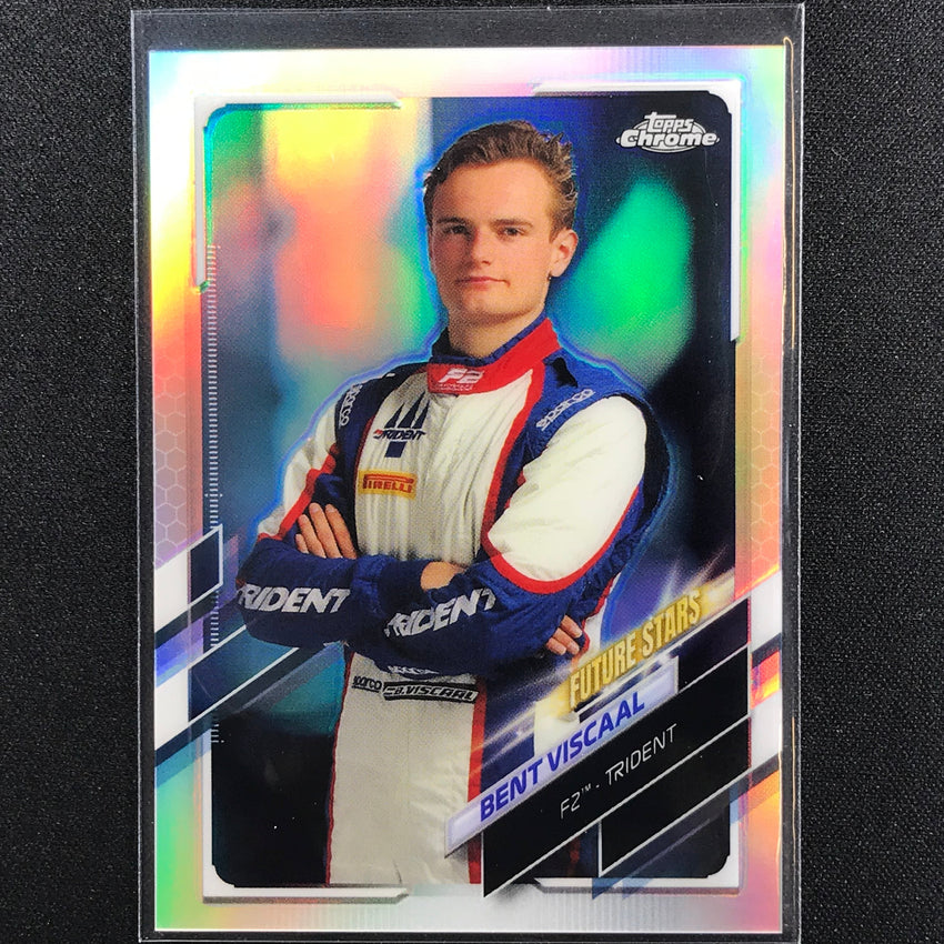2021 Topps Chrome BENT VISCAAL F2 Racers Future Stars Refractor #76