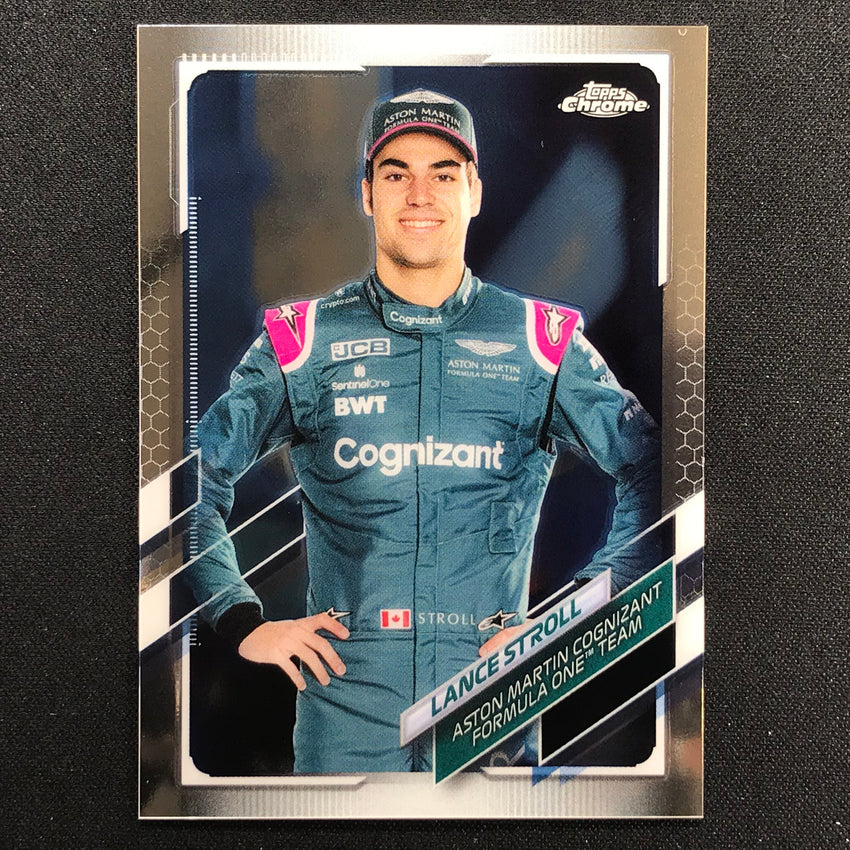 2021 Topps Chrome LANCE STROLL F1 Racers Base #8