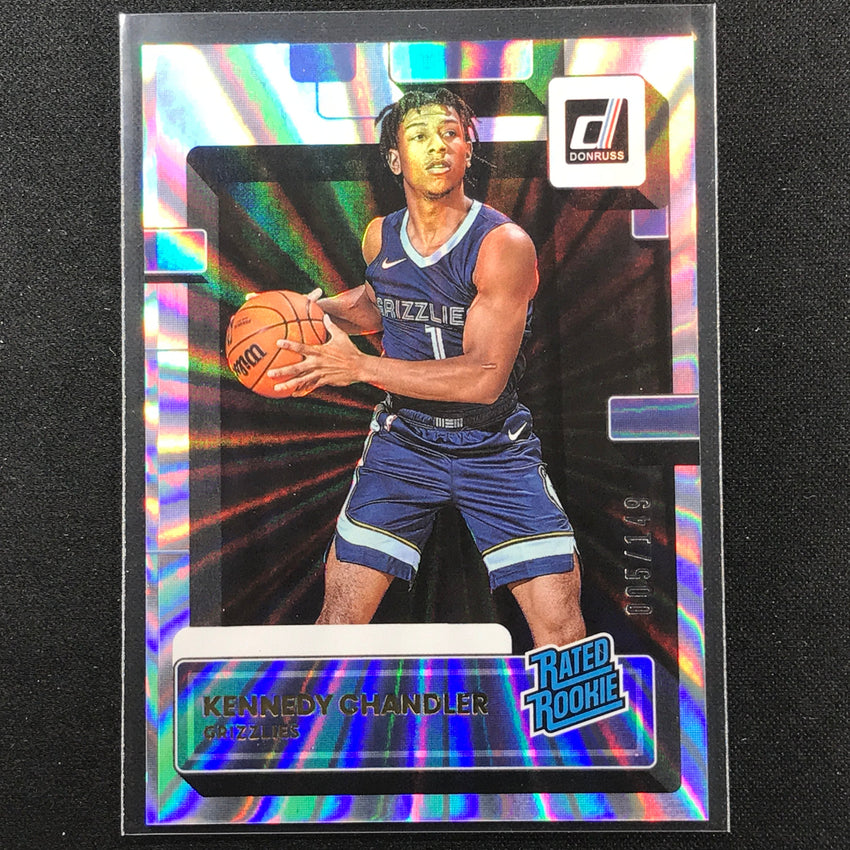 2022-23 Donruss Kennedy Chandler Rated Rookie Holo Laser 5/149