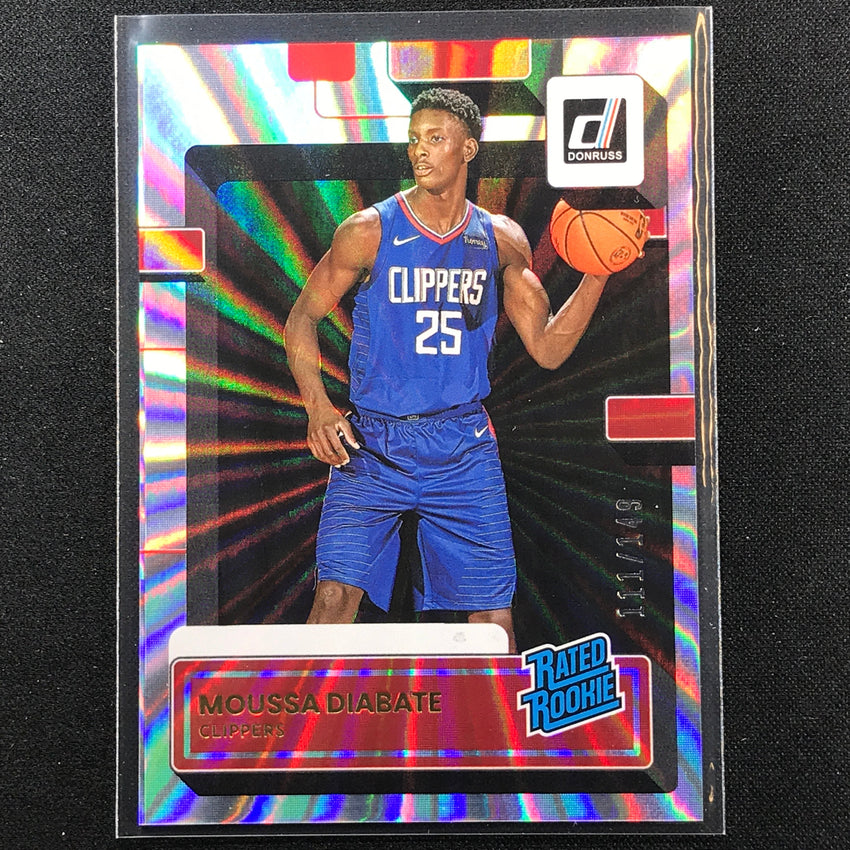 2022-23 Donruss Moussa Diabate Rated Rookie Holo Laser 111/149
