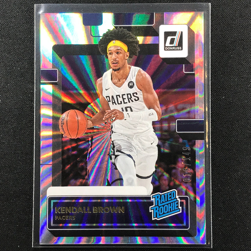 2022-23 Donruss Kendall Brown Rated Rookie Holo Laser 16/149