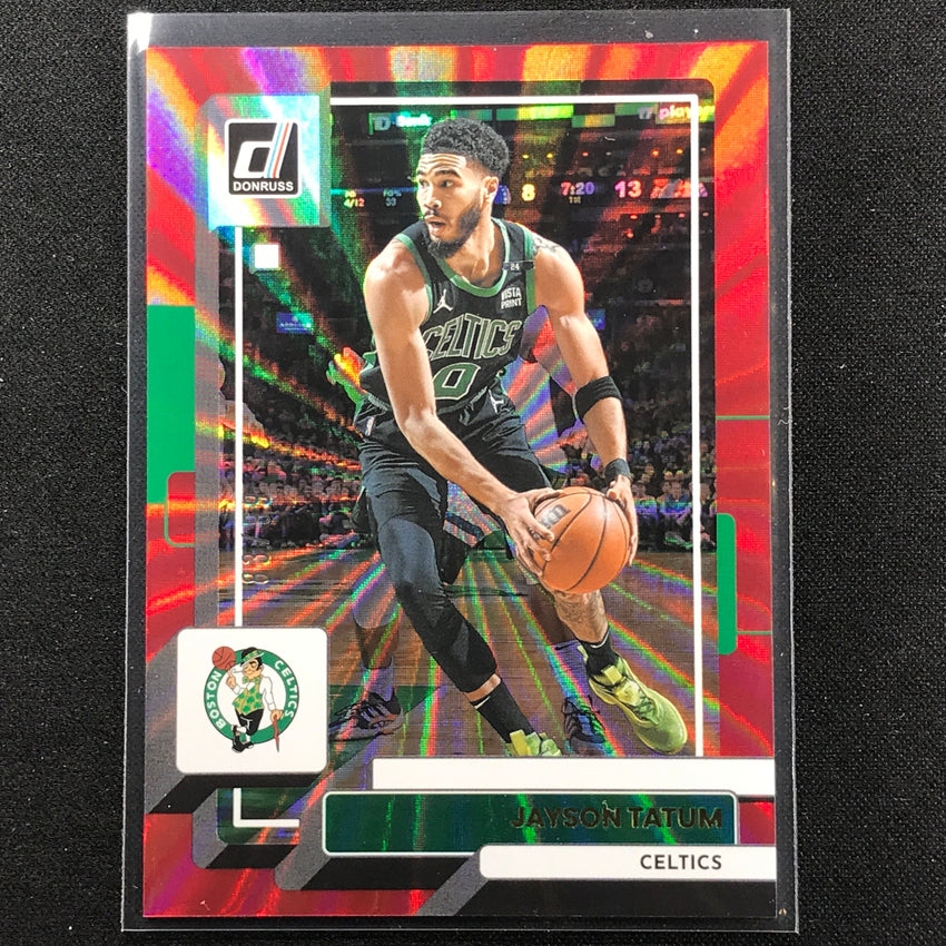 2022-23 Donruss Jayson Tatum Holo Red Laser 83/99