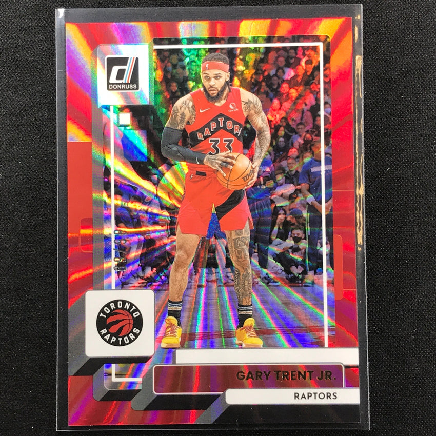 2022-23 Donruss Gary Trent Jr. Holo Red Laser 89/99