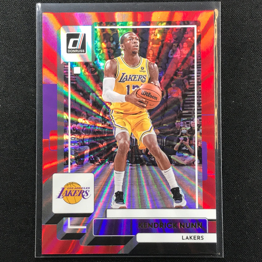 2022-23 Donruss Kendrick Nunn Holo Red Laser 24/99