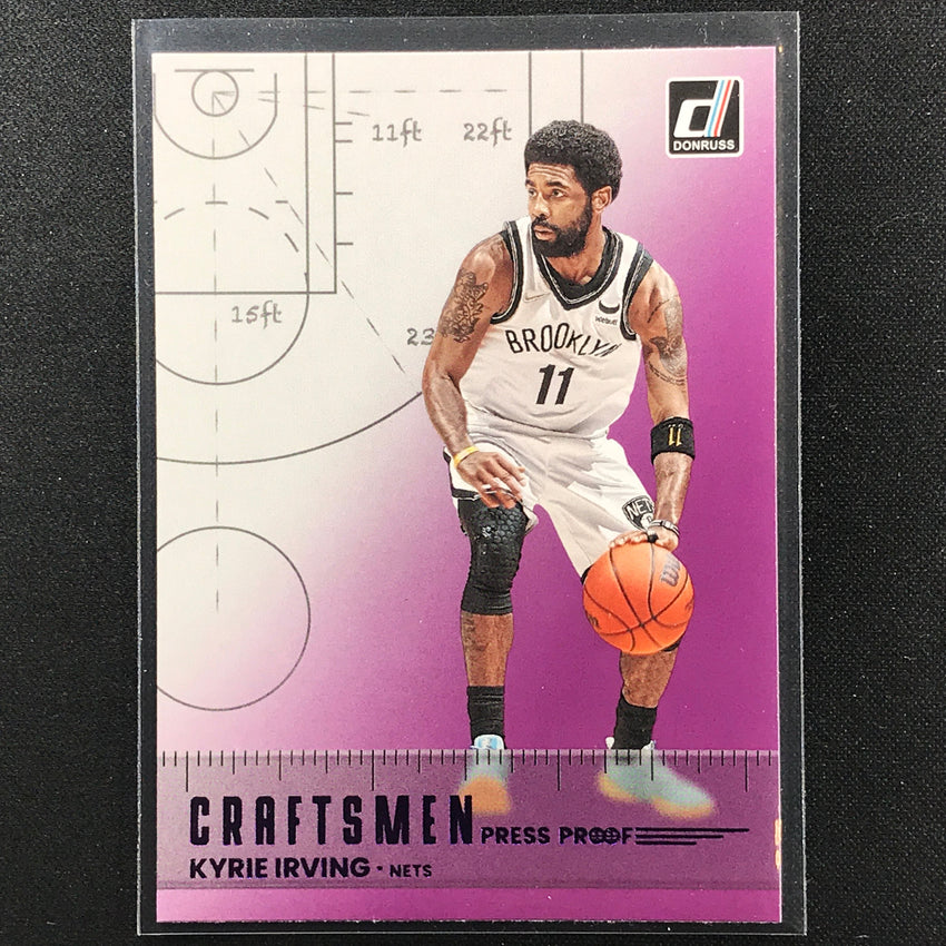 2022-23 Donruss KYRIE IRVING Craftsmen Purple Press Proof #8