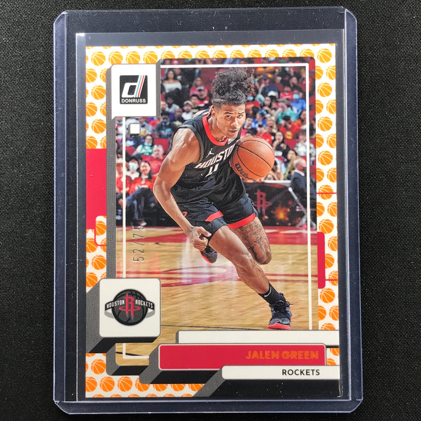 2022-23 Donruss Jalen Green Basketball 52/75
