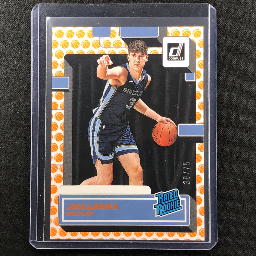 2022-23 Donruss Jake Laravia Rated Rookie Basketball 38/75
