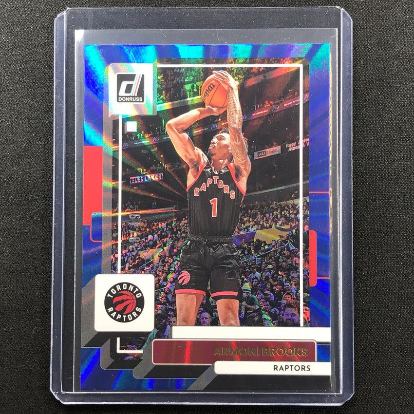 2022-23 Donruss Armoni Brooks Holo Blue Laser 30/49