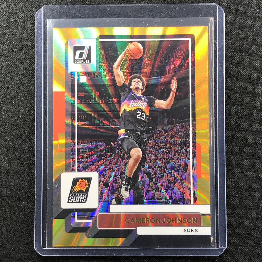 2022-23 Donruss Cameron Johnson Holo Gold Laser 4/10