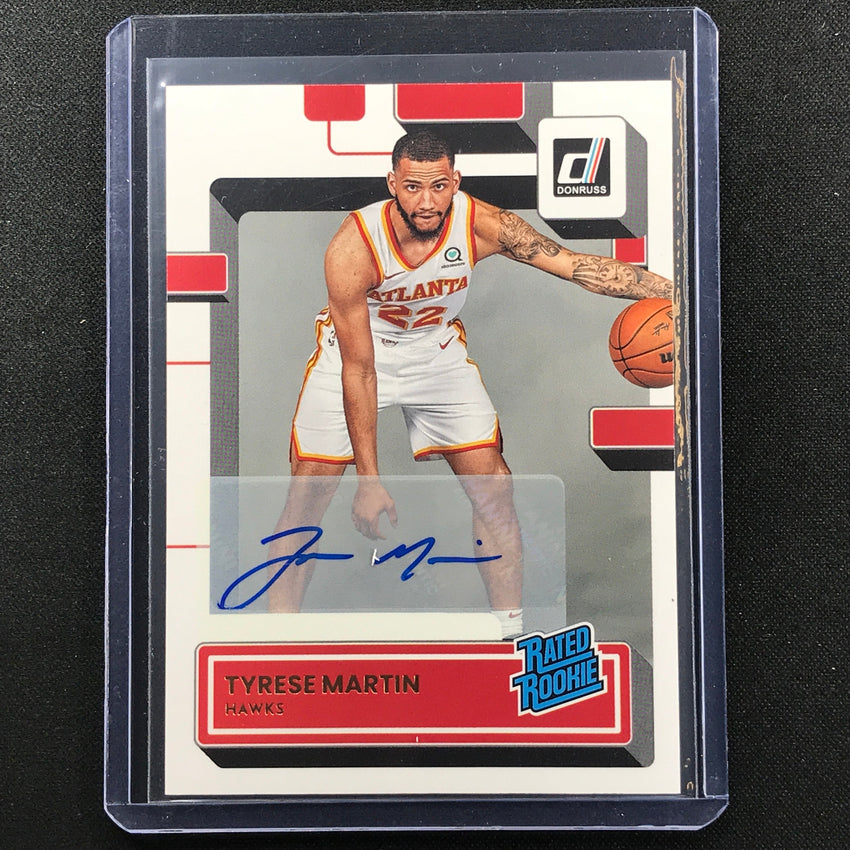 2022-23 Donruss TYRESE MARTIN Rated Rookie Signatures Auto Base #243