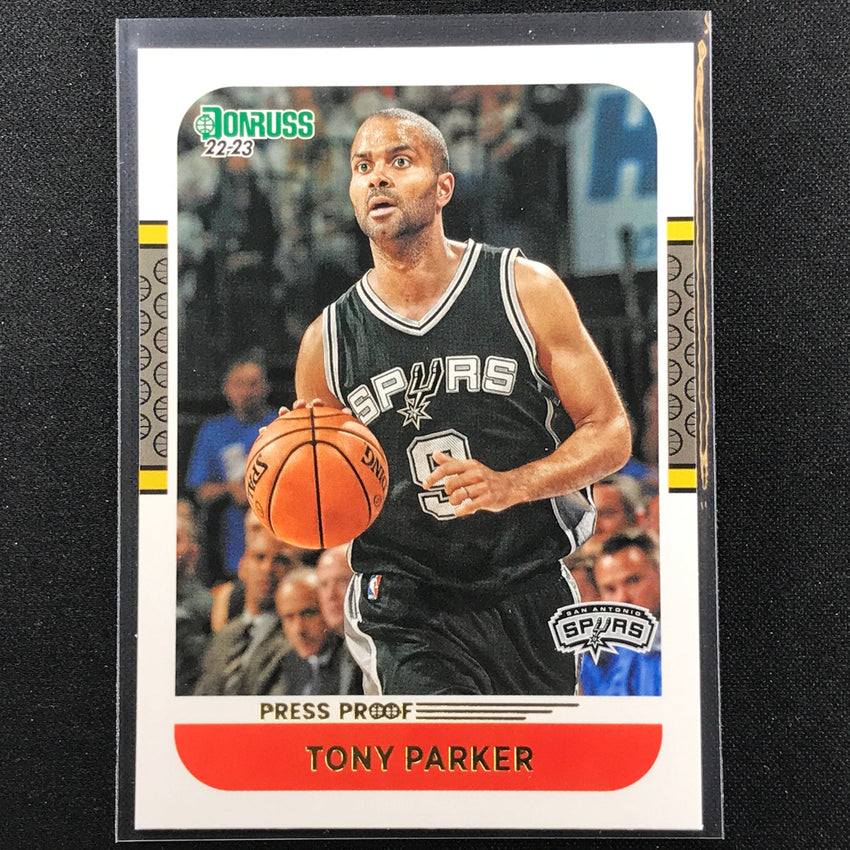 2022-23 Donruss TONY PARKER Retro Series Gold Press Proof #11