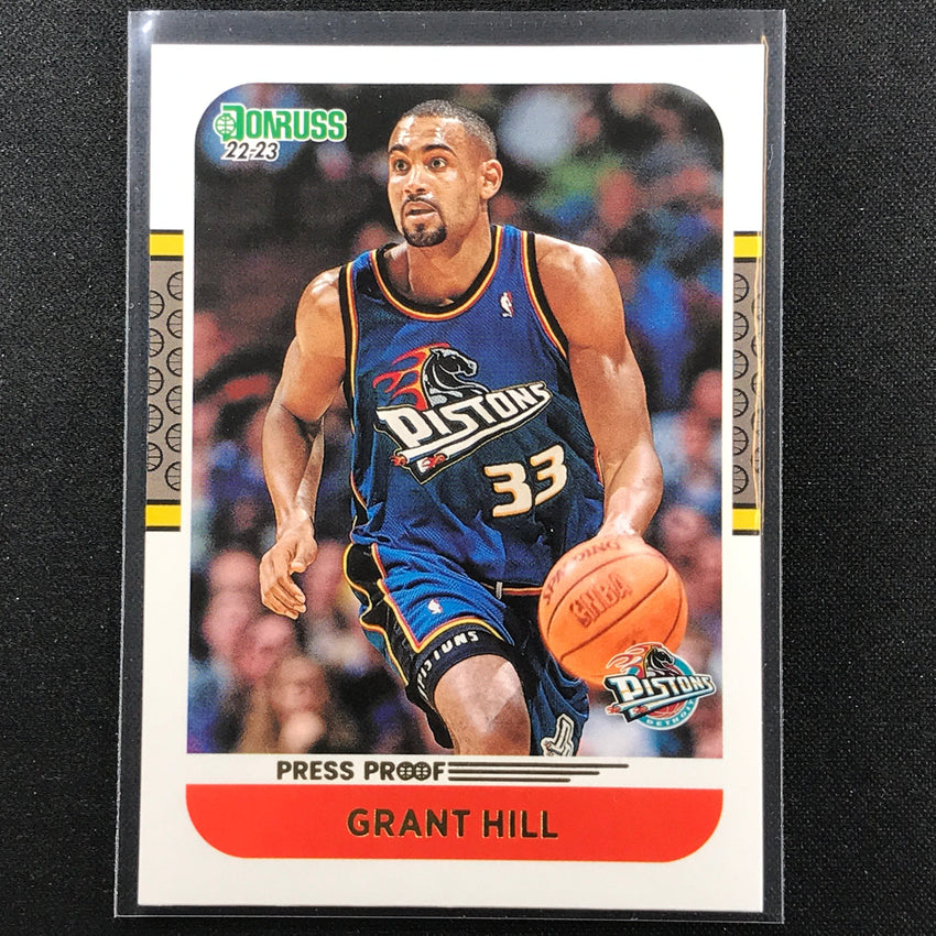 2022-23 Donruss GRANT HILL Retro Series Gold Press Proof #19