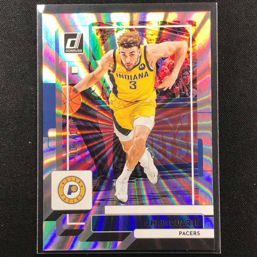 2022-23 Donruss Chris Duarte Holo Laser /149