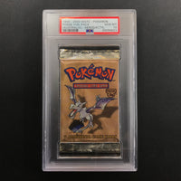 Psa 10 1999-2000 Pokemon Fossil Red Logo Australia Exclusive Booster Pack - Aerodactyl 623