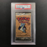 Psa 8 1999-2000 Pokemon Fossil Red Logo Australia Exclusive Booster Pack - Lapras 624