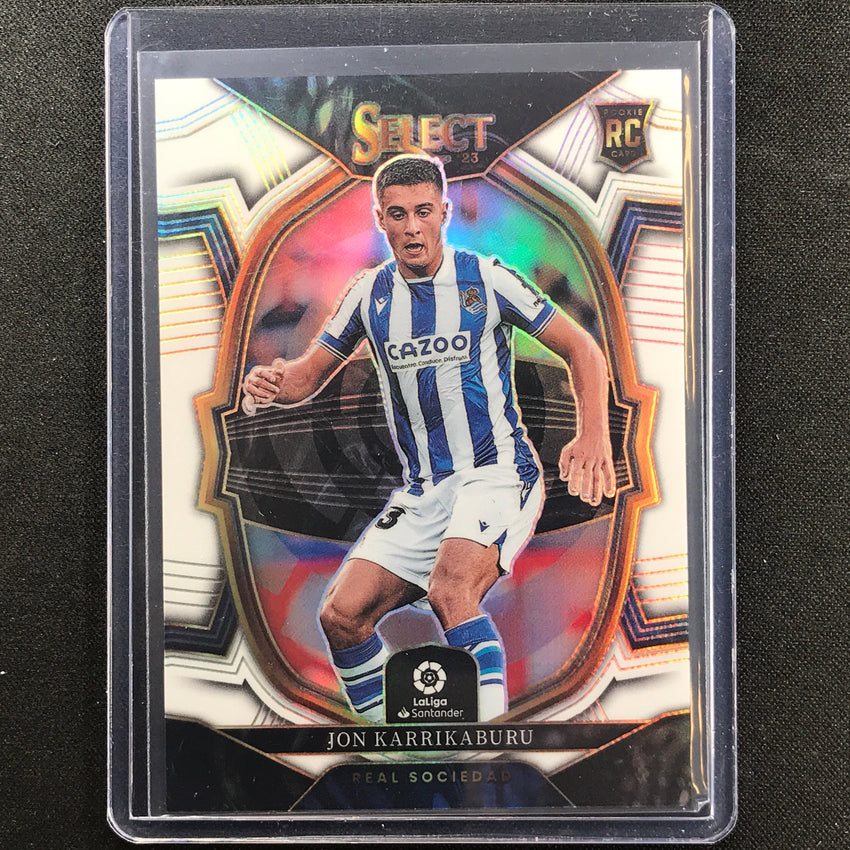 2022-23 Select La Liga Jon Karrikaburu Terrace Rookie White 18/20