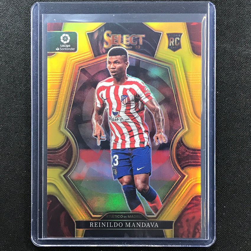 2022-23 Select La Liga Reinildo Mandava Mezzanine Rookie Gold Prizm 9/10