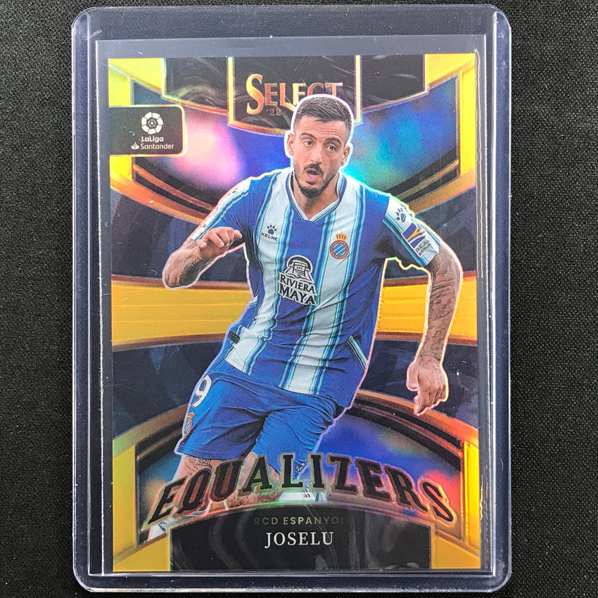 2022-23 Select La Liga Joselu Equalizers Gold Prizm 10/10