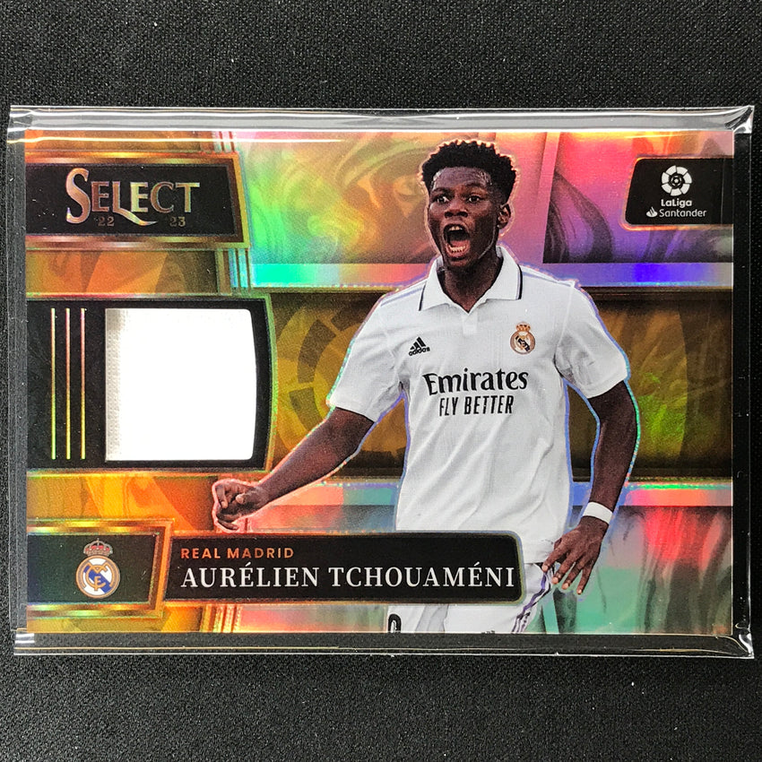 2022-23 Select La Liga Aurelien Tchouameni Select Memorabilia Relic Silver No Atm