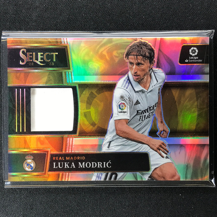 2022-23 Select La Liga Luka Modric Select Memorabilia Relic Silver Prizm No Lmo