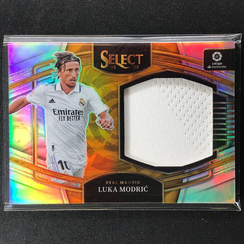 2022-23 Select La Liga Luka Modric Jumbo Swatches Relic Silver Prizm No Lmo