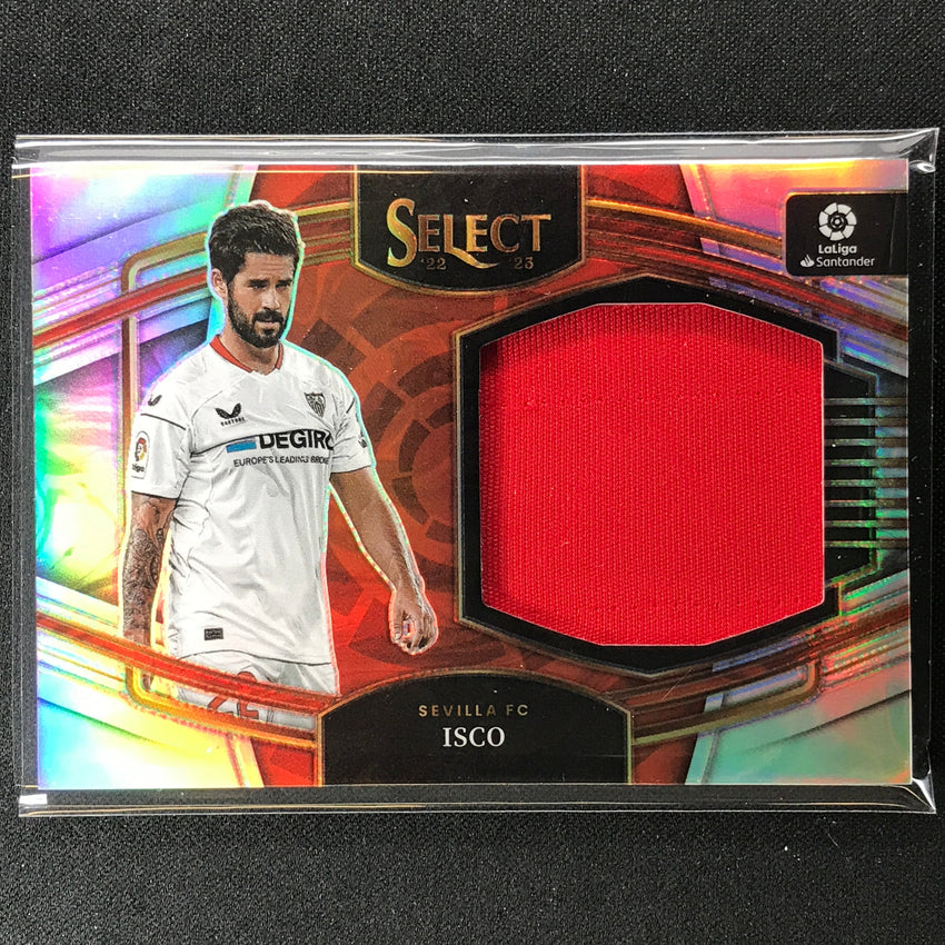 2022-23 Select La Liga Isco Jumbo Swatches Relic Silver Prizm No I