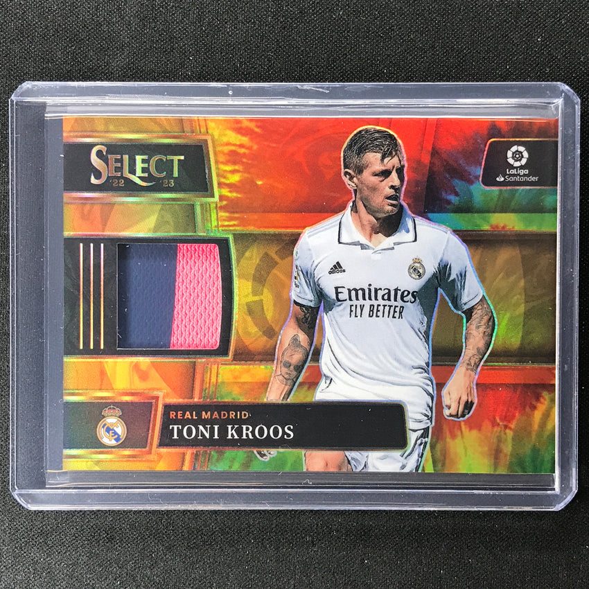 2022-23 Select La Liga Toni Kroos Select Memorabilia Relic Patch Tie-dye 20/20