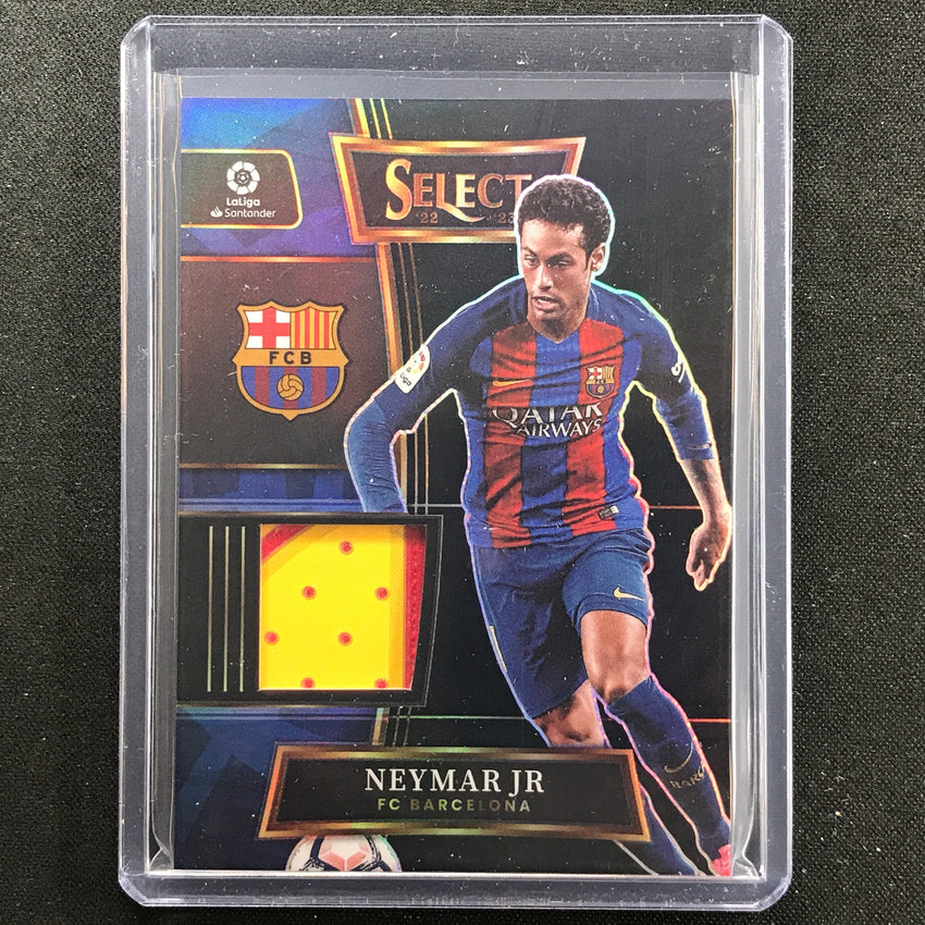 2022-23 Select La Liga Neymar Jr Select Swatches Relic Patch Black Prizm 1/1