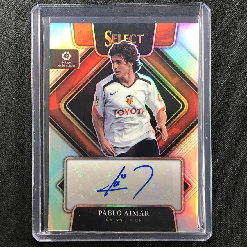 2022-23 Select La Liga PABLO AIMAR Signatures Auto Silver Prizm #PAI