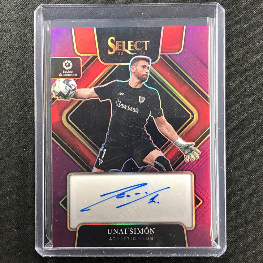 2022-23 Select La Liga Unai Simon Signatures Auto Purple 22/25
