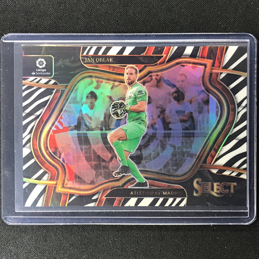 2022-23 Select La Liga Jan Oblak Field Level Zebra 16/25