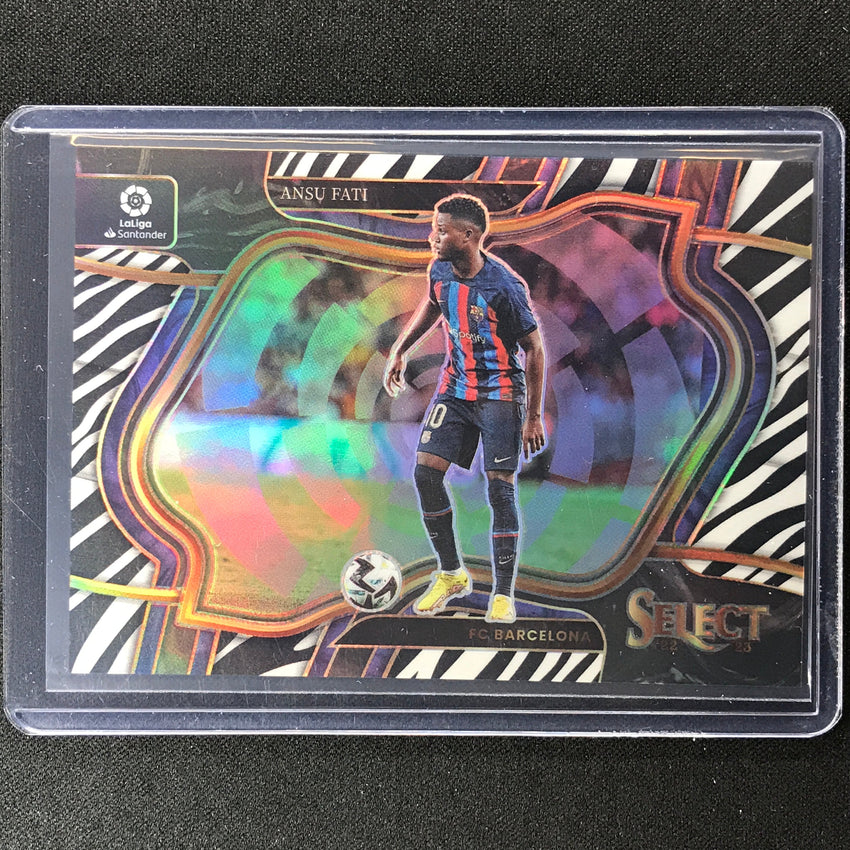 2022-23 Select La Liga Ansu Fati Field Level Zebra 10/25