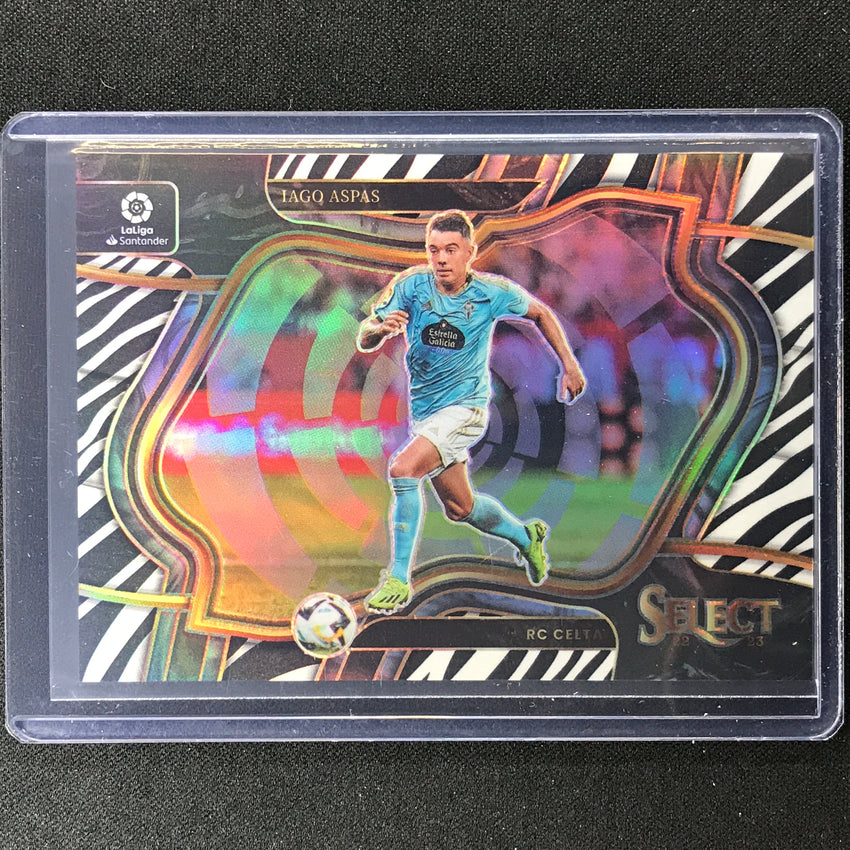 2022-23 Select La Liga Iago Aspas Field Level Zebra 8/25