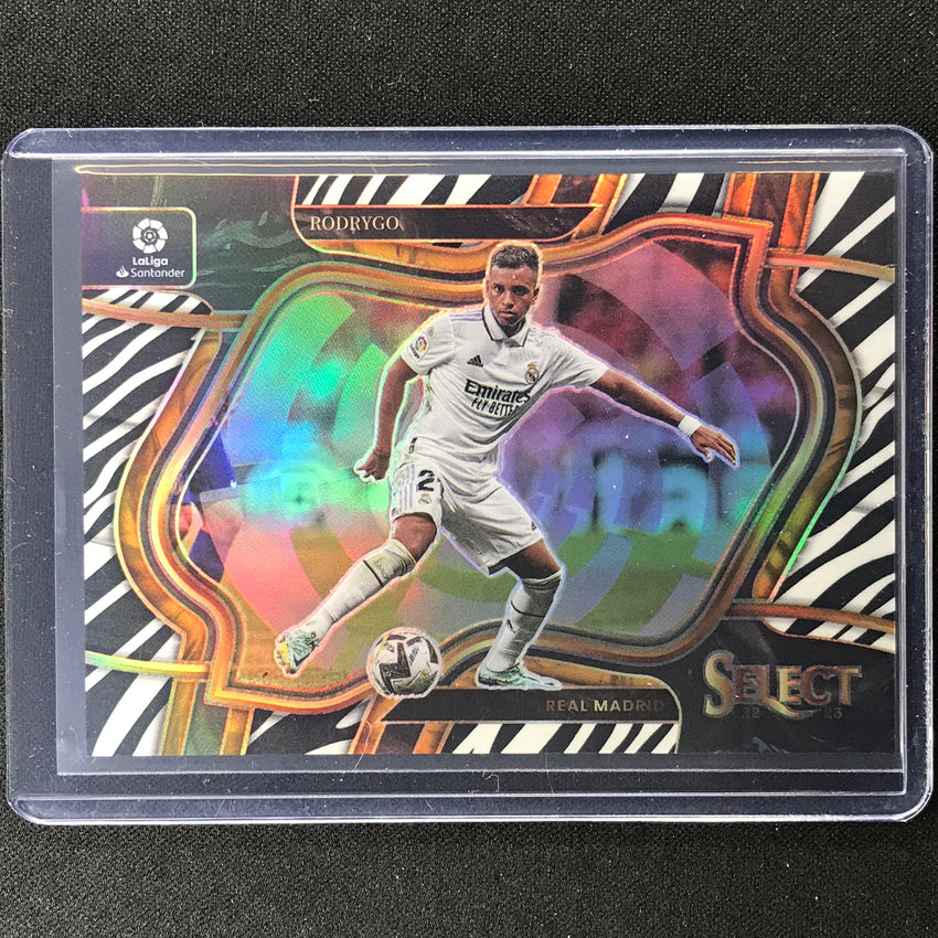 2022-23 Select La Liga Rodrygo Field Level Zebra 19/25
