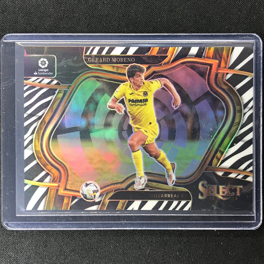 2022-23 Select La Liga Gerard Moreno Field Level Zebra 16/25