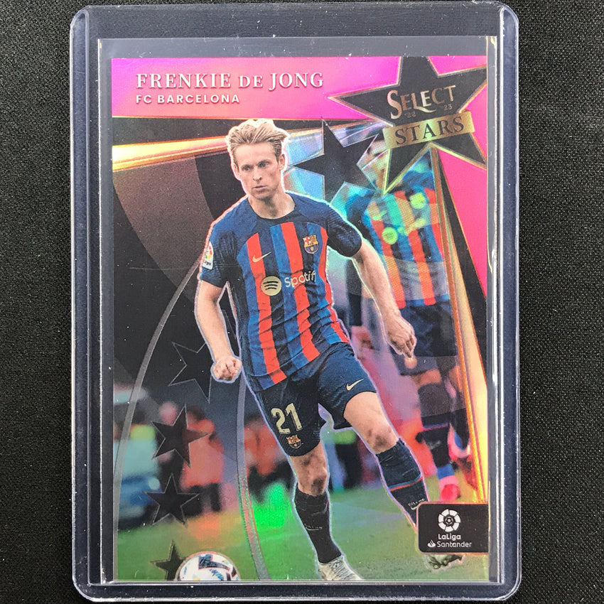 2022-23 Select La Liga Frenkie De Jong Select Stars Pink 22/25