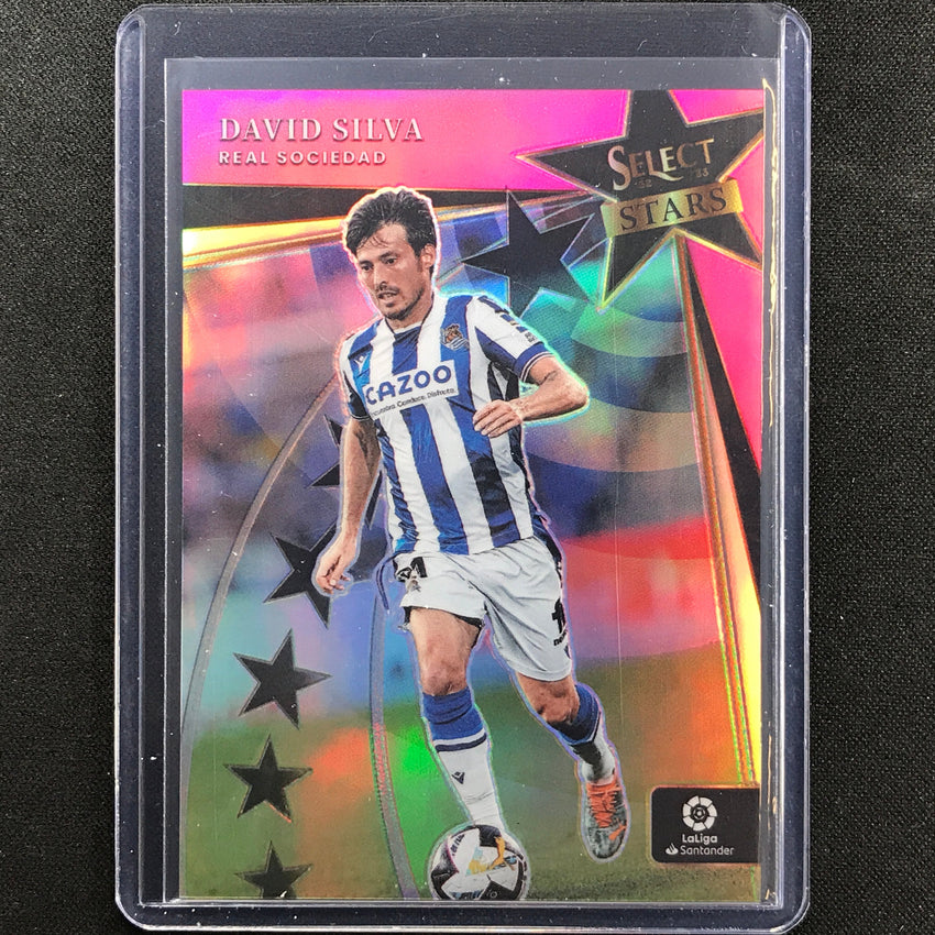 2022-23 Select La Liga David Silva Select Stars Pink 17/25