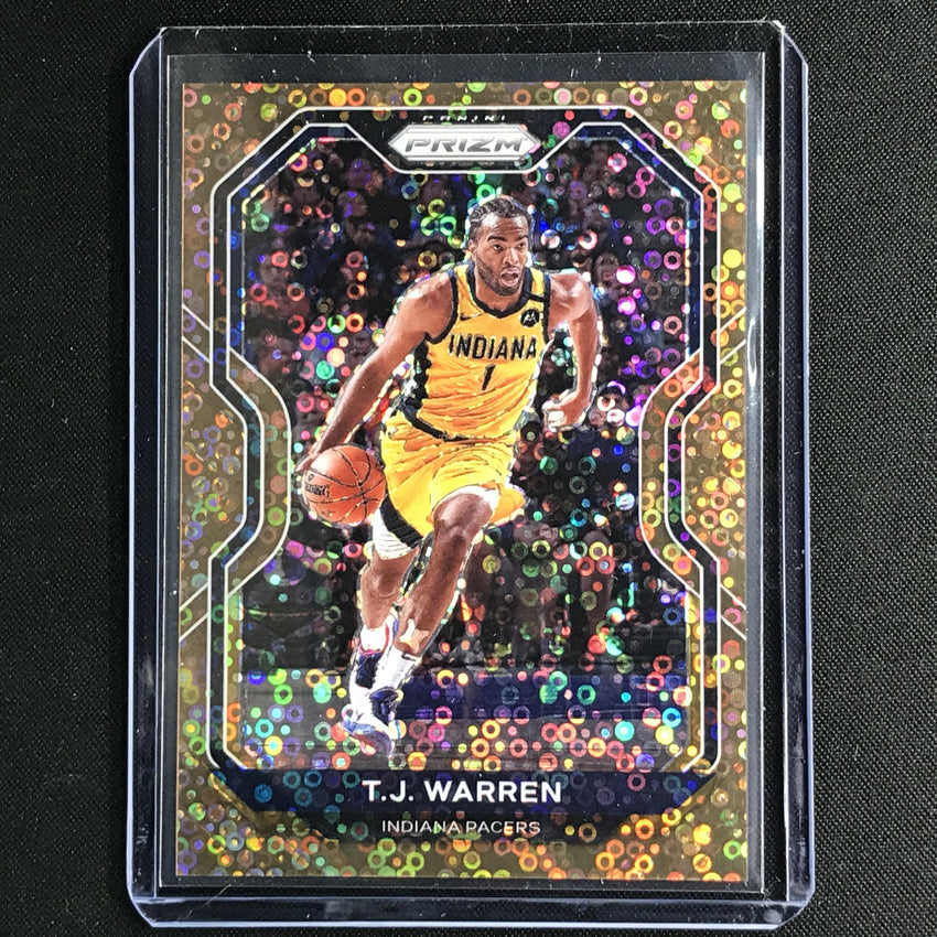 2020-21 Prizm T.J. WARREN Base Fast Break Bronze 19/20 #82