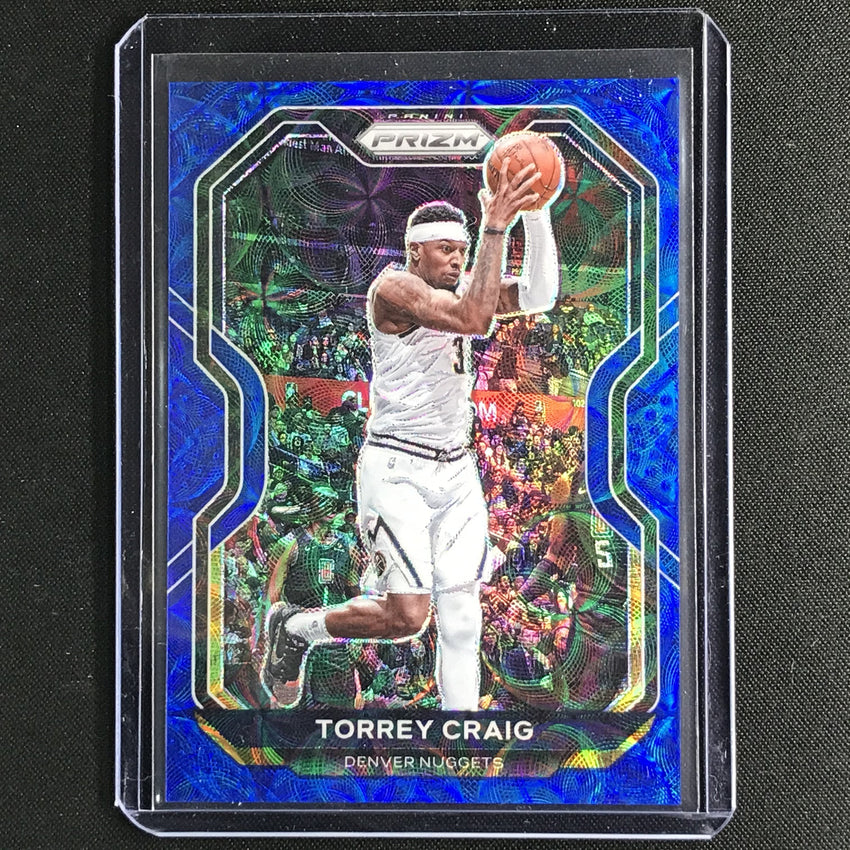 2020-21 Prizm Torrey Craig Base Choice Blue 8/49 No 7
