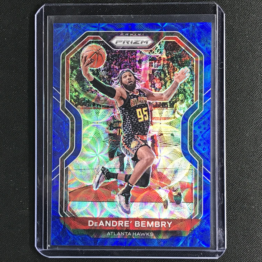 2020-21 Prizm Deandre Bembry Base Choice Blue 10/49 No 11