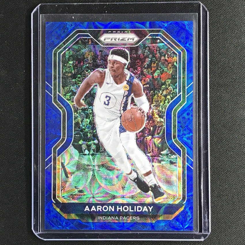 2020-21 Prizm Aaron Holiday Base Choice Blue 42/49 No 74