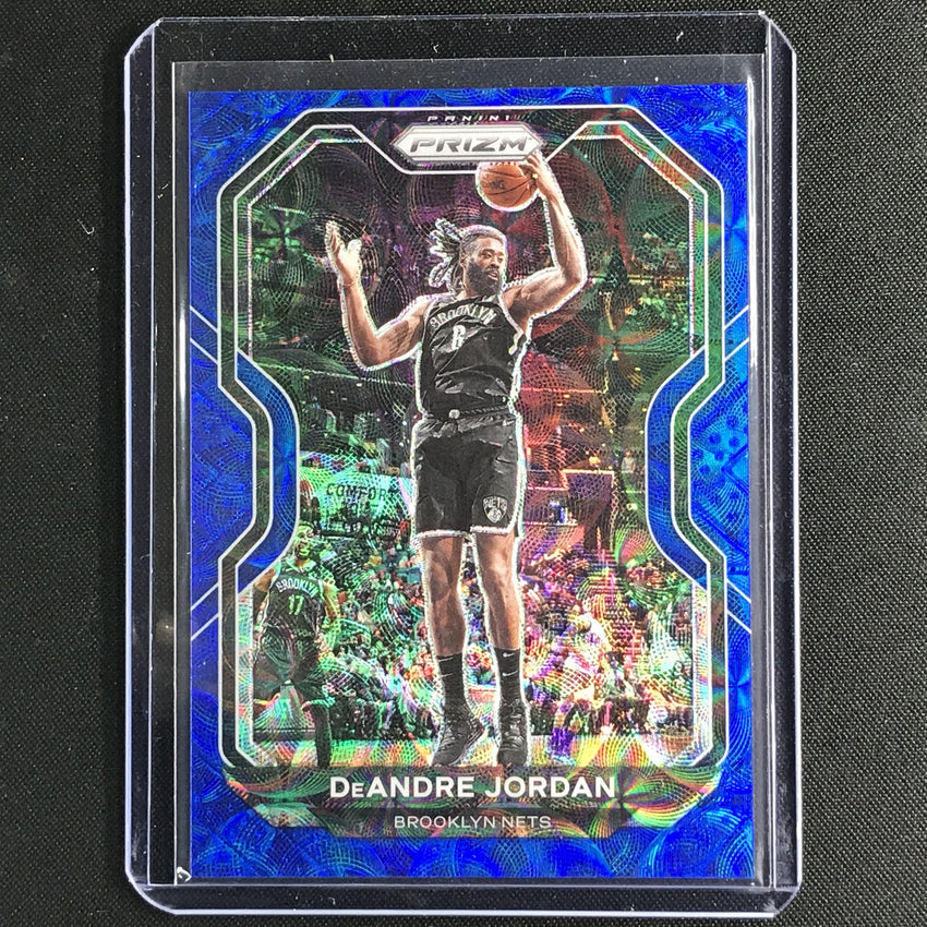 2020-21 Prizm Deandre Jordan Base Choice Blue 46/49 No 130