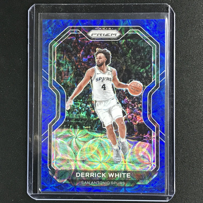 2020-21 Prizm Derrick White Base Choice Blue 36/49 No 174