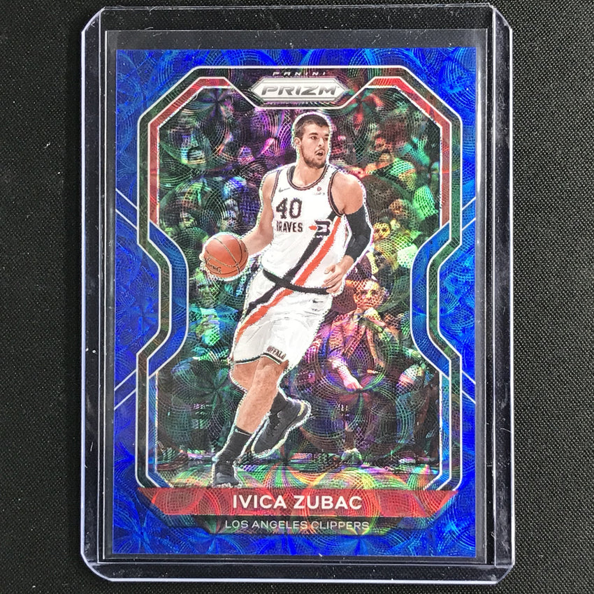 2020-21 Prizm Ivica Zubac Base Choice Blue 31/49 No 196