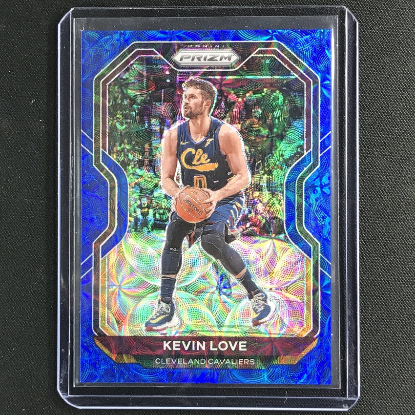 2020-21 Prizm Kevin Love Base Choice Blue 5/49 No 242