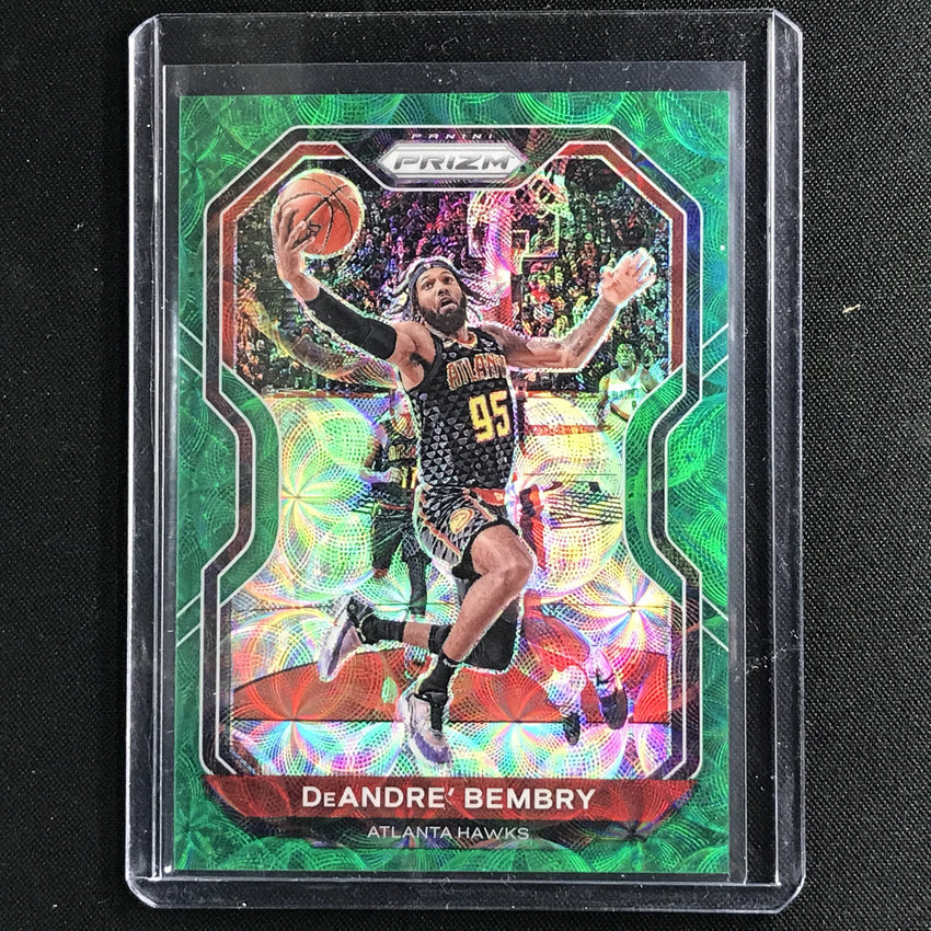 2020-21 Prizm Deandre Bembry Base Choice Green 4/8 No 11