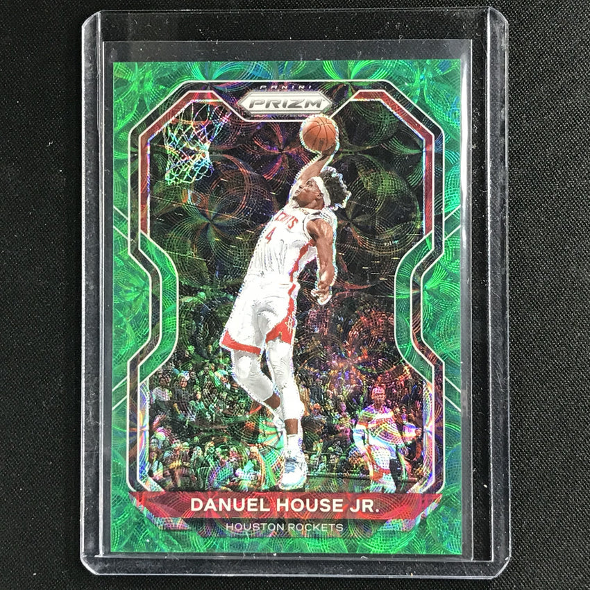 2020-21 Prizm Danuel House Jr. Base Choice Green 3/8 No 80