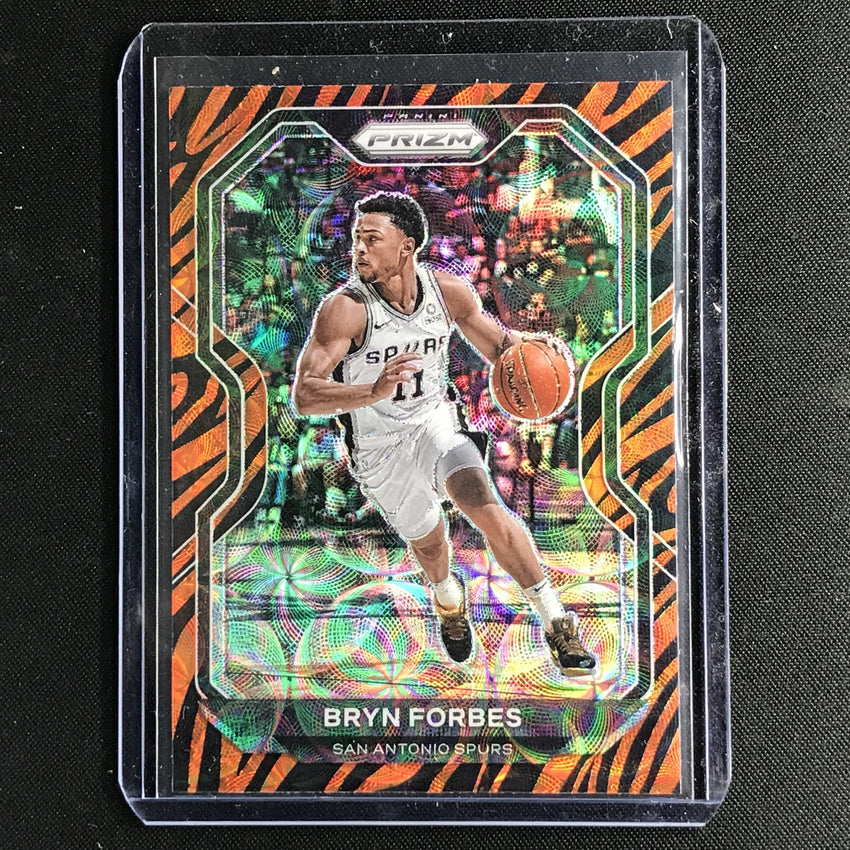 2020-21 Prizm Bryn Forbes Base Choice Tiger Stripe Ssp No 232