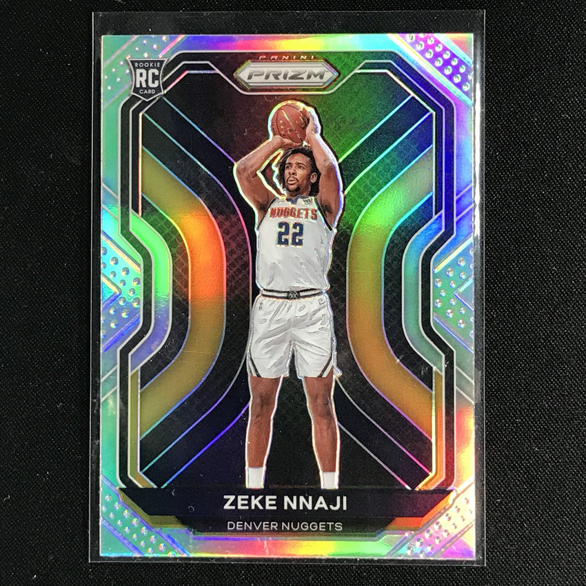 2020-21 Prizm Zeke Nnaji Rookie Silver No 266